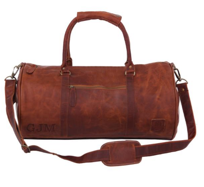 MAHI Leather Duffle Weekend Travel Bag