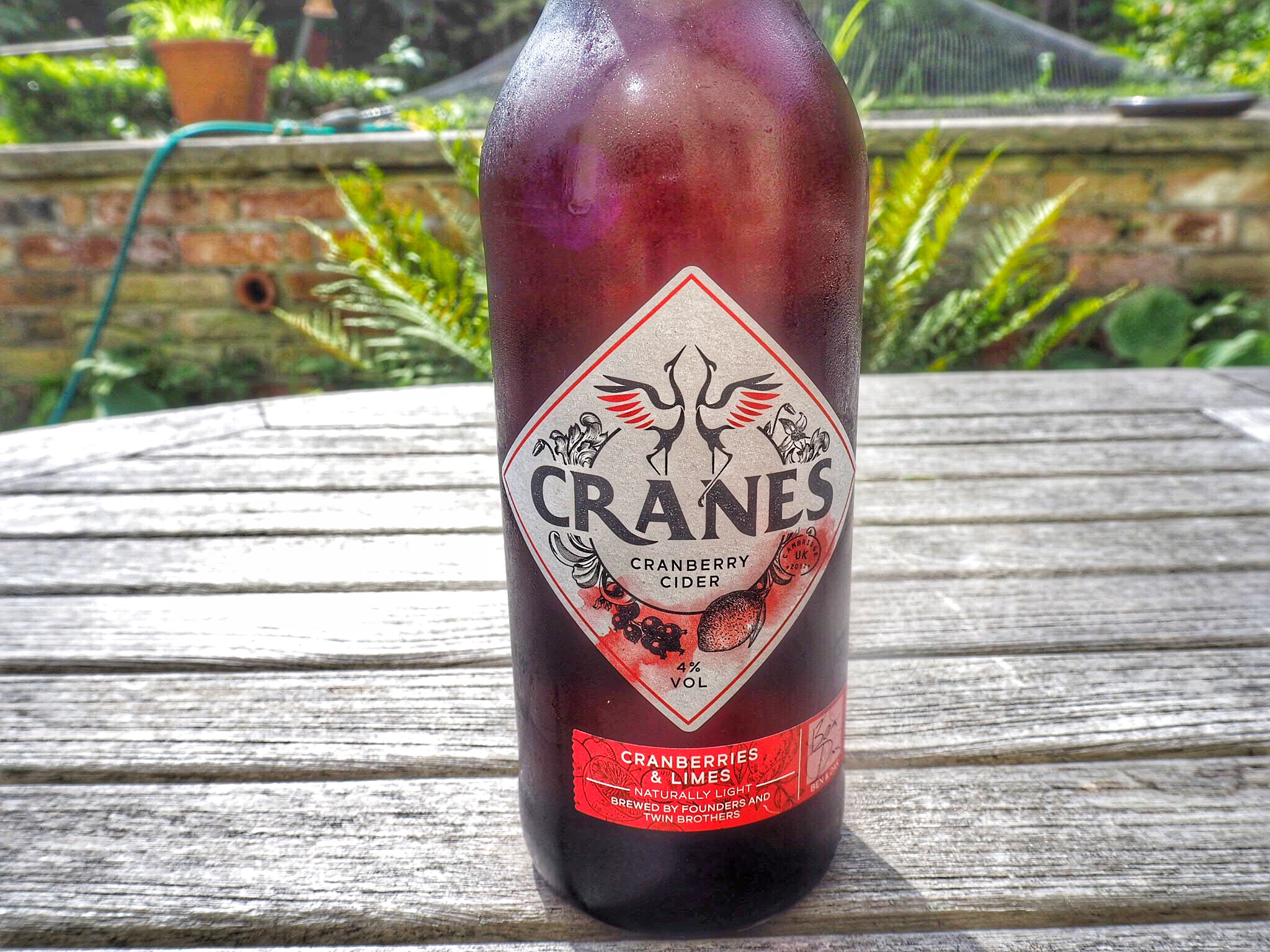 Cranberries & Lime Cranes Cider