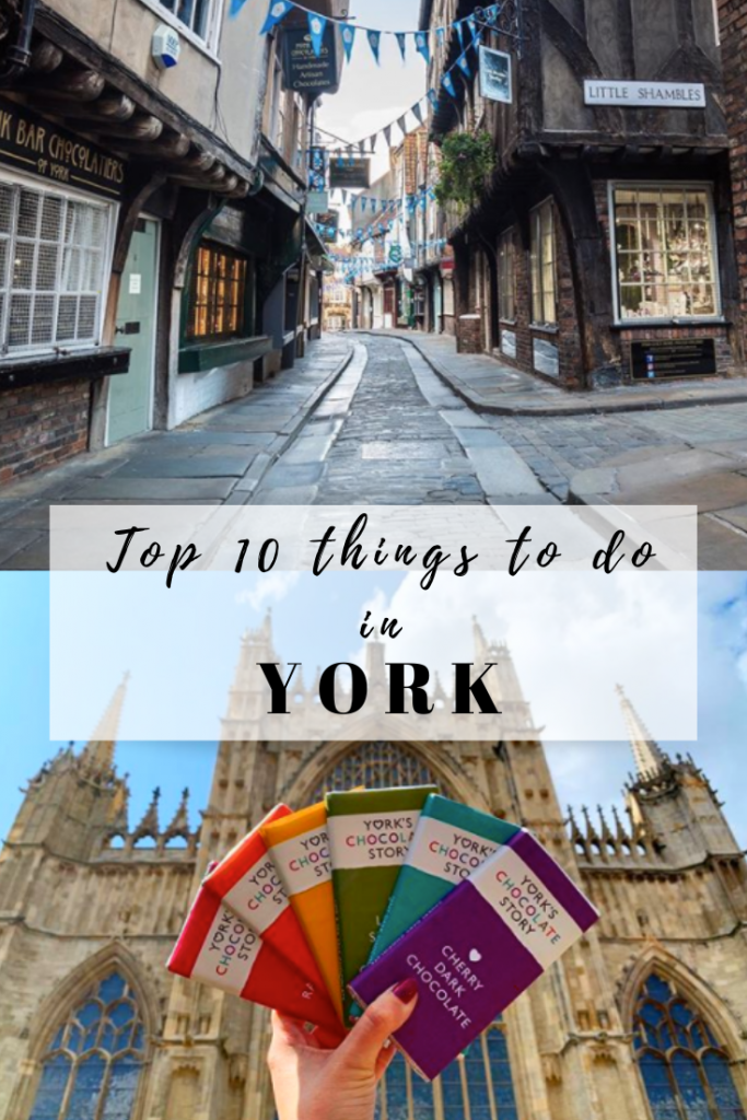 Things that you need to do on a weekend in York, UK - Explore the beautiful architecture, visit York's chocolate story, go on a walking tour and learn more about the history of the city #uk #york #weekendinyork #travel