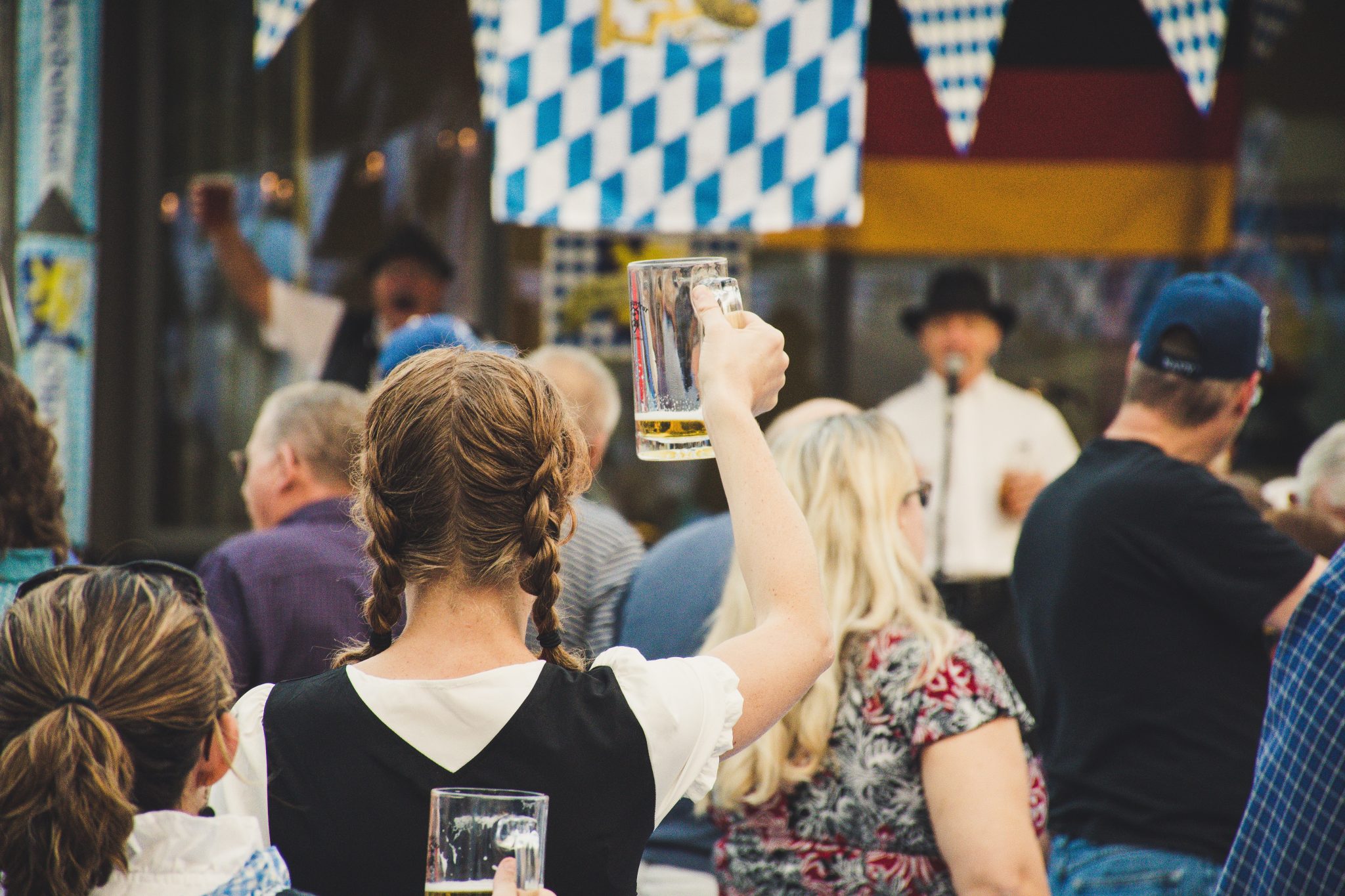Germany beers at Oktoberfest